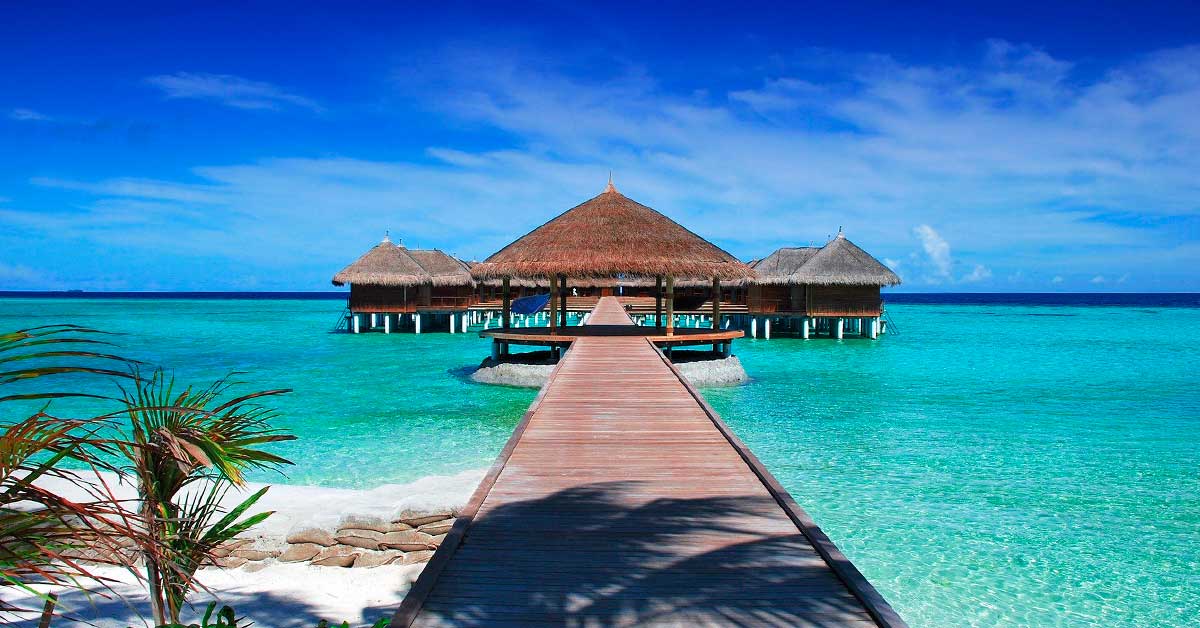 viagem romântica para maldivas